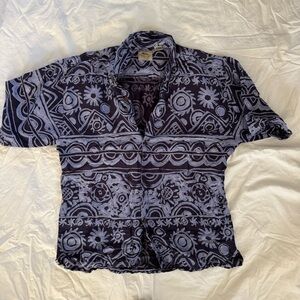 Hobie Black and Gray Patterned Shirt